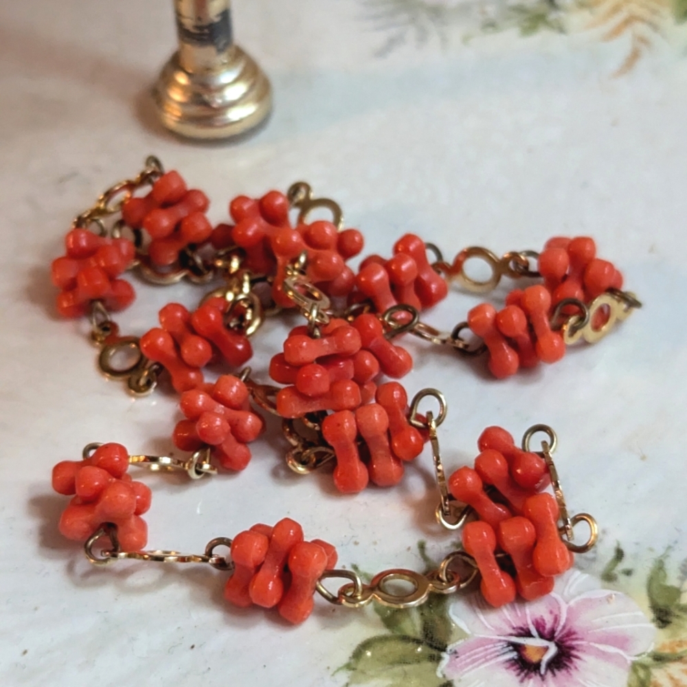 Vintage Gold tone‎ necklace - Picture 2 of 8